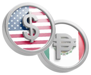 جفت ارز دلار آمریکا/ پزو کشور مکزیک یا USD/MXN