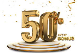 بونوس خوش آمدگویی 50 درصدی واریز