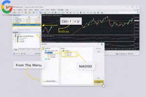 اضافه کردن نماد NASDAQ به واچ لیست متاتریدر